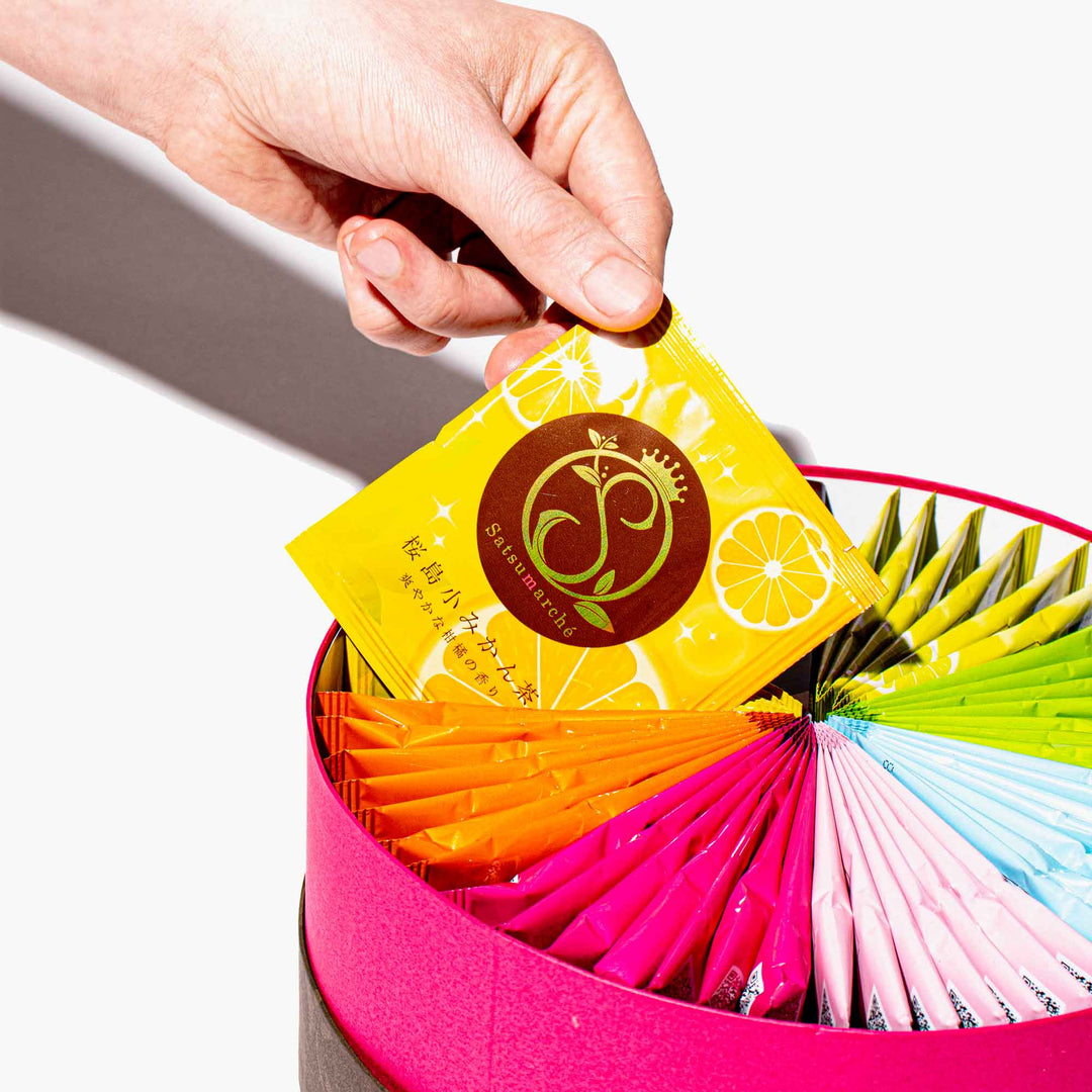 Kagoshima Seicha Gift Box Upclose